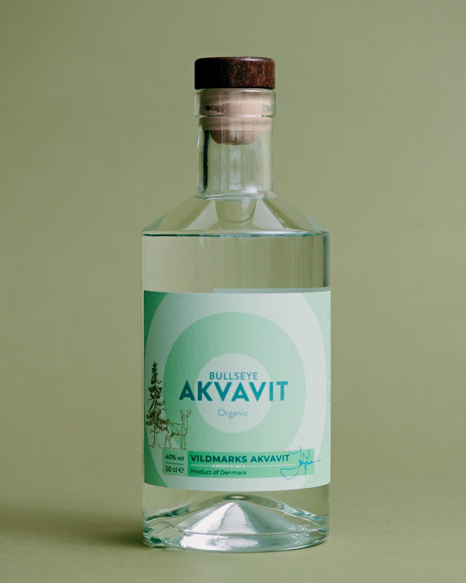 Bullseye spirits akvavit organic danish aquavit